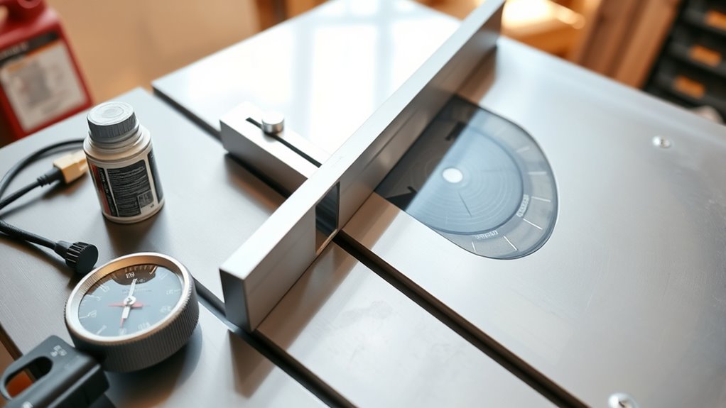 table saw maintenance checklist