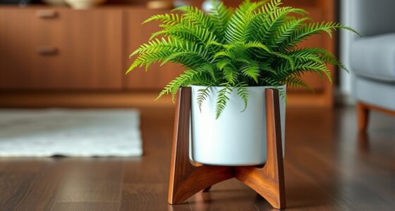 tapered leg plant stand