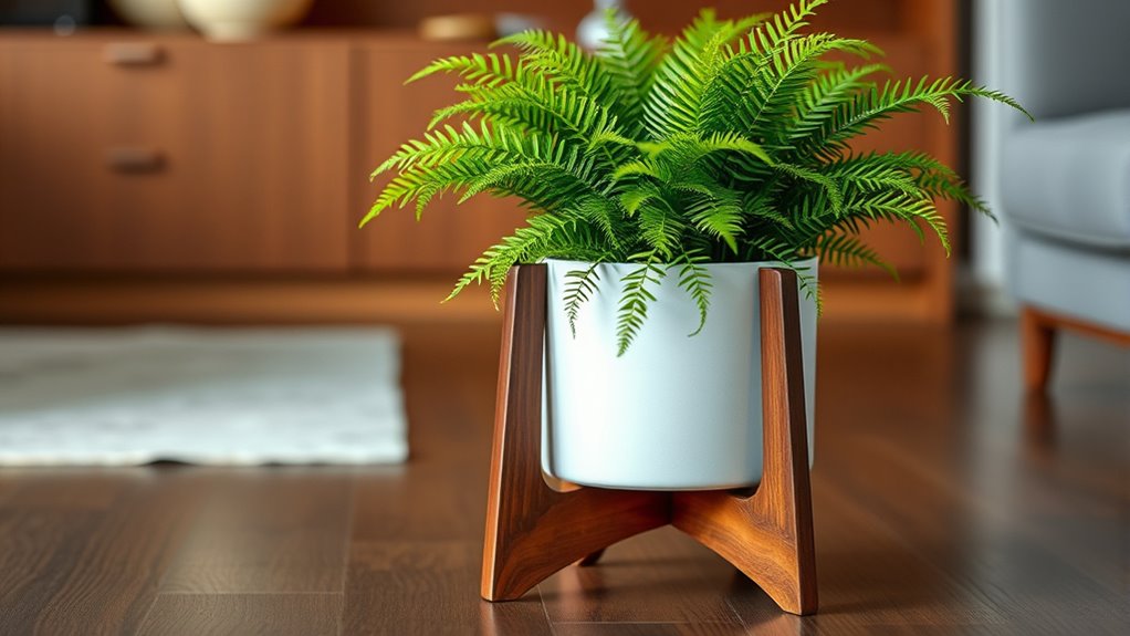 tapered leg plant stand