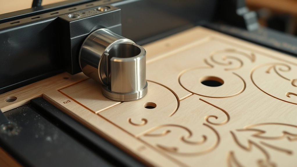 template material and bit selection