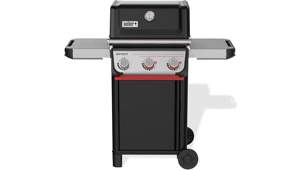 three burner propane grill
