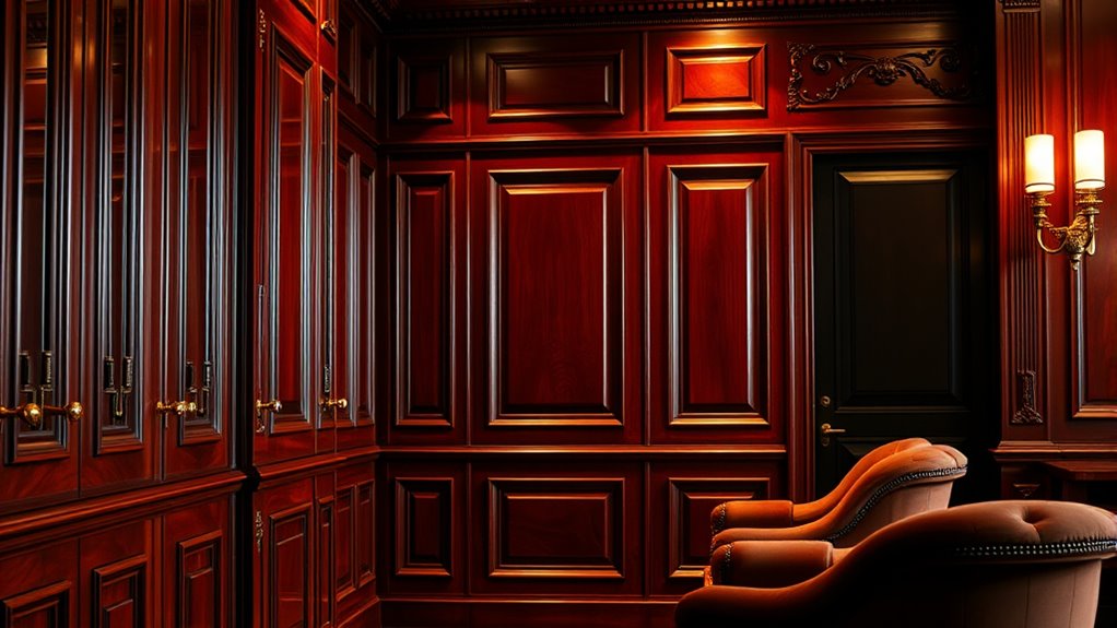 timeless sustainable mahogany elegance