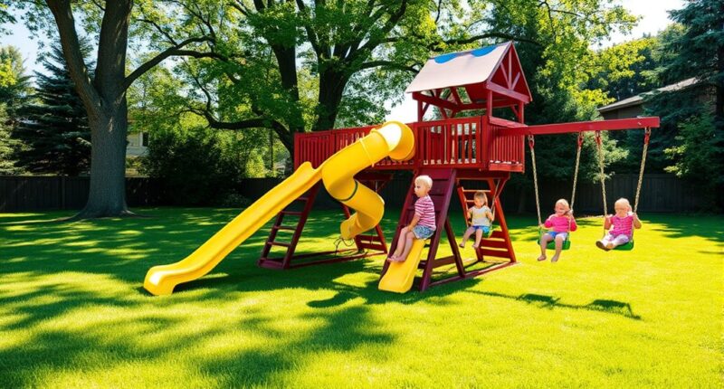 top backyard outdoor playsets