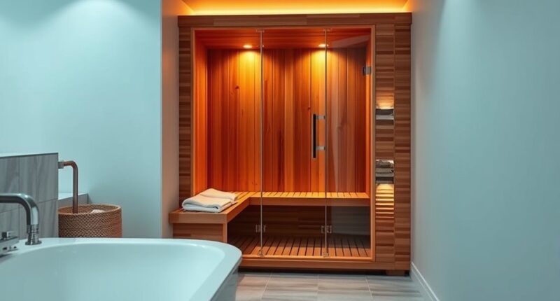 top home sauna kit options