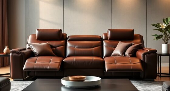 top power headrest recliners