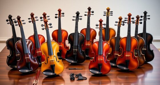 top premium electric violin kits