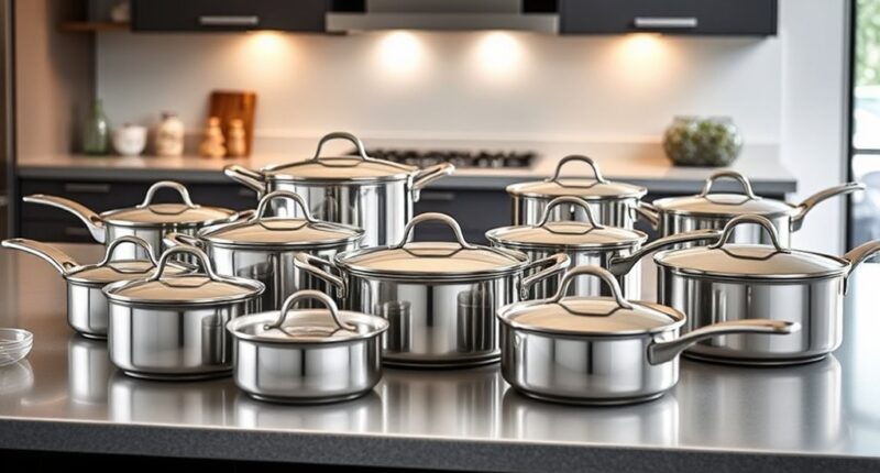 top stainless steel cookware sets