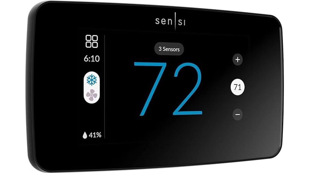 touchscreen smart thermostat