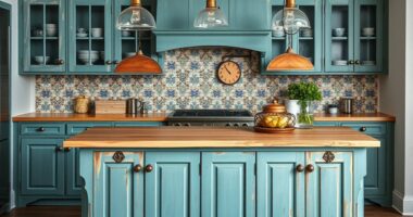 transforming cabinets into islands