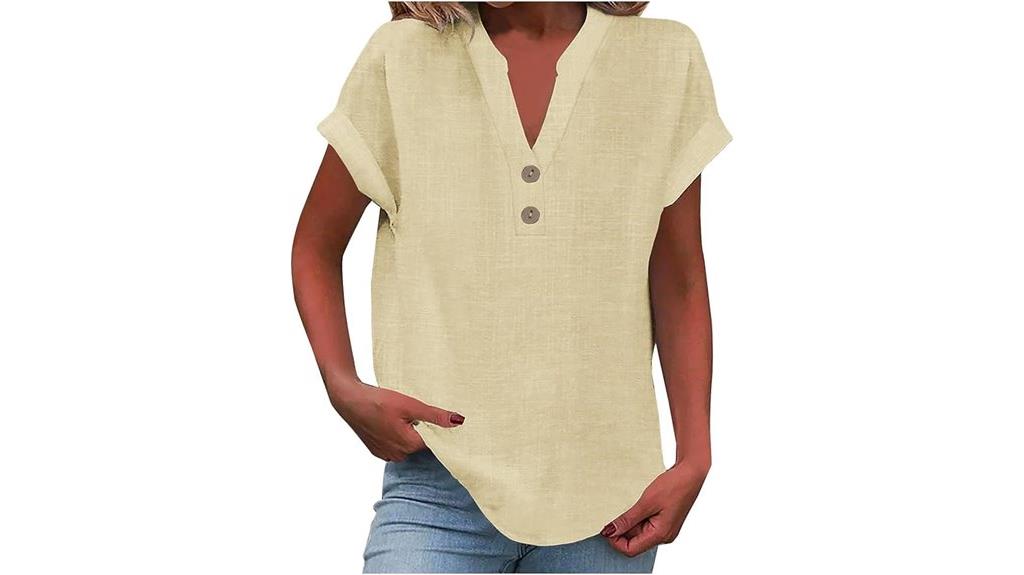 trendy summer cotton tops