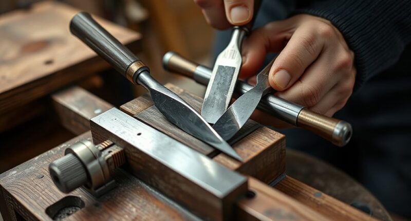 turning tool sharpening jigs