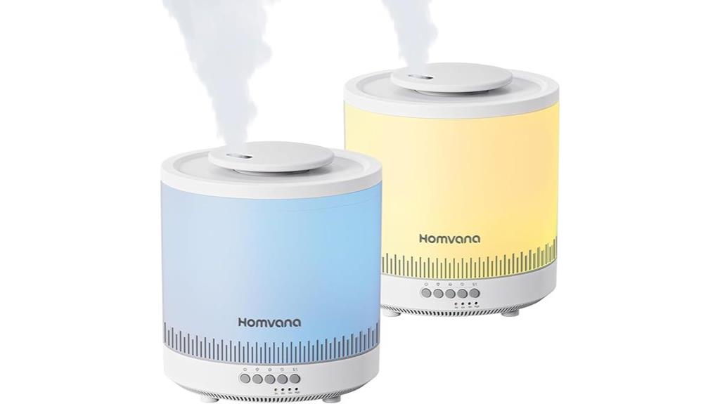 two ultrasonic humidifiers