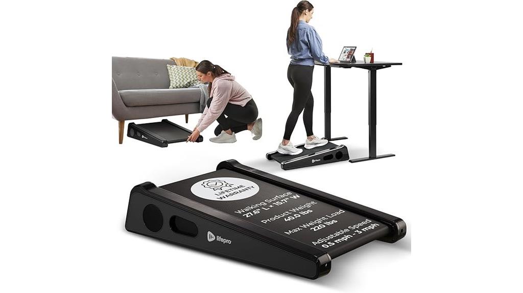 under desk walking incline