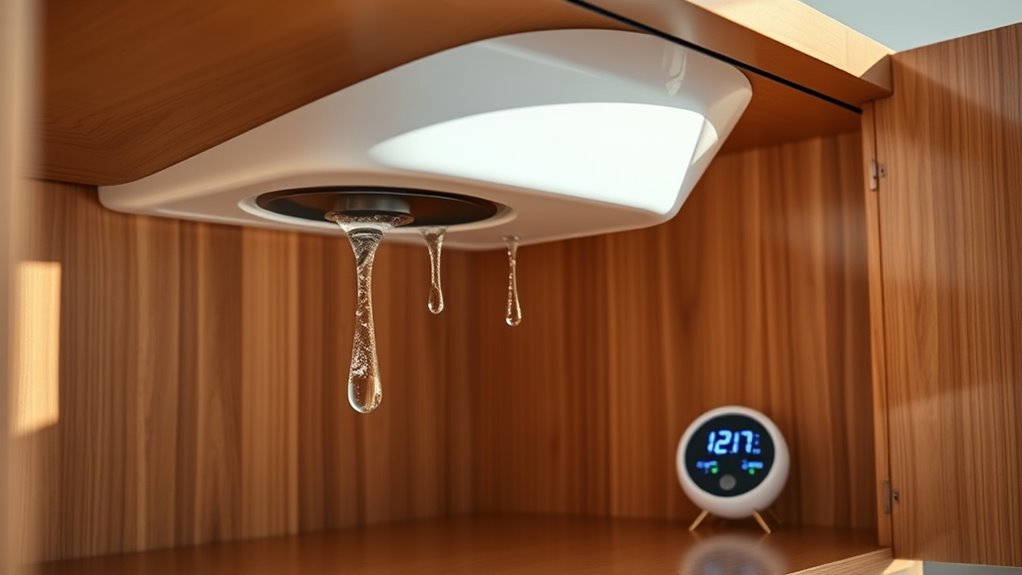 under sink moisture control