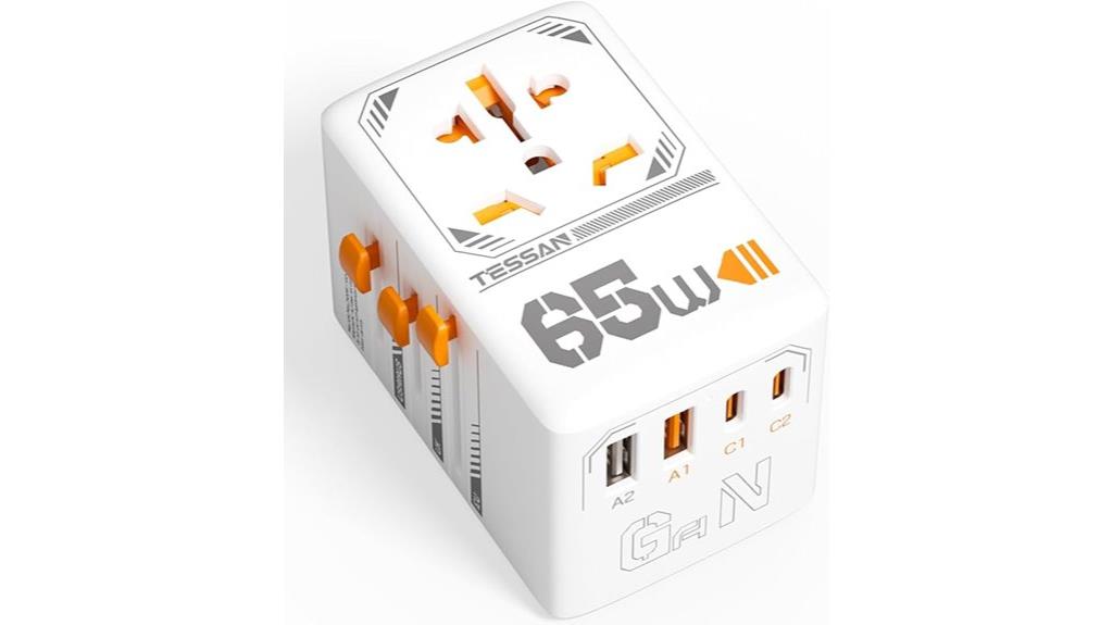 universal travel adapter with usb