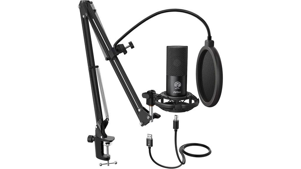 usb microphone with boom