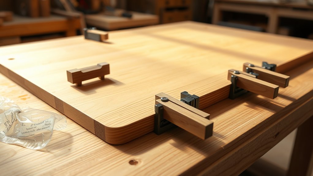 using cauls for flat glue ups