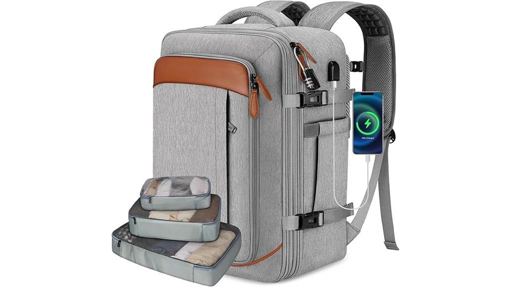 vancropak backpack with cubes