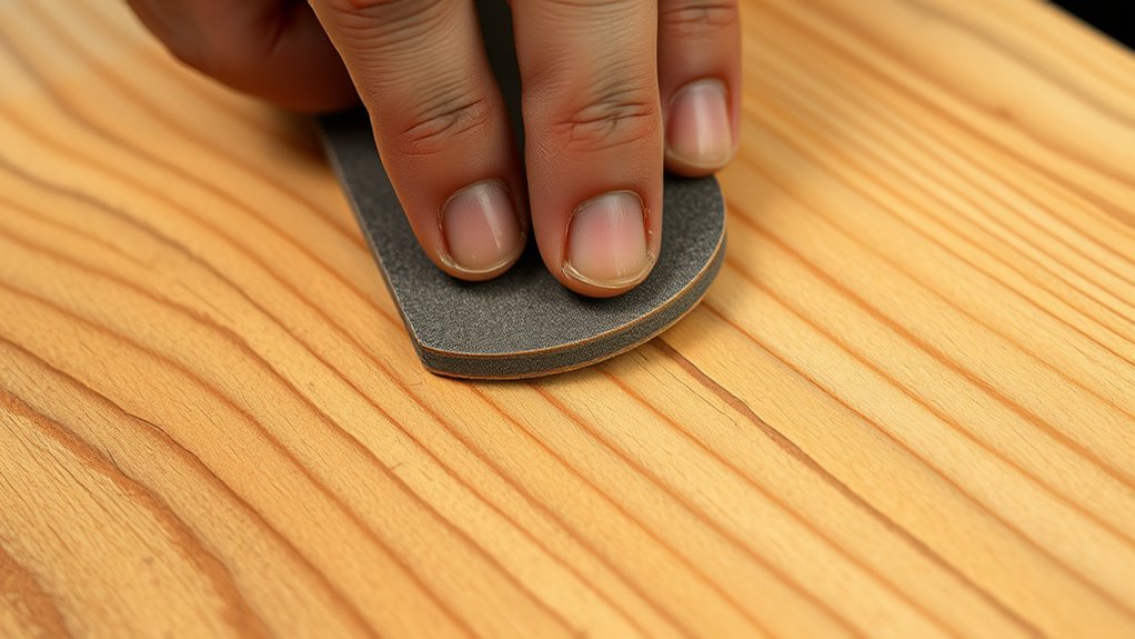 veneer sanding grit techniques