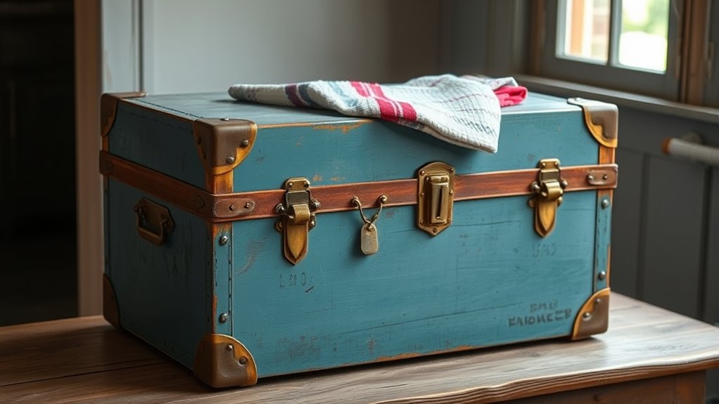 vintage trunk transformation ideas