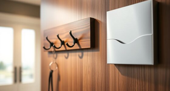 wall mounted key rack