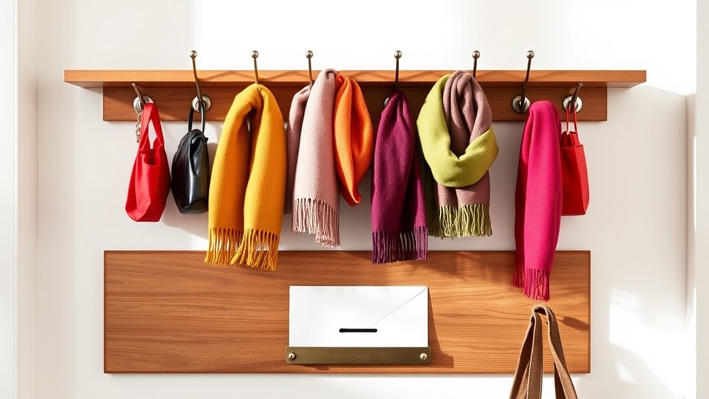 wall mounted multifunctional storage