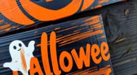 weatherproof halloween sign painting