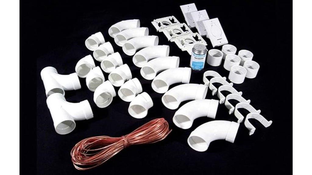 white low voltage inlet set