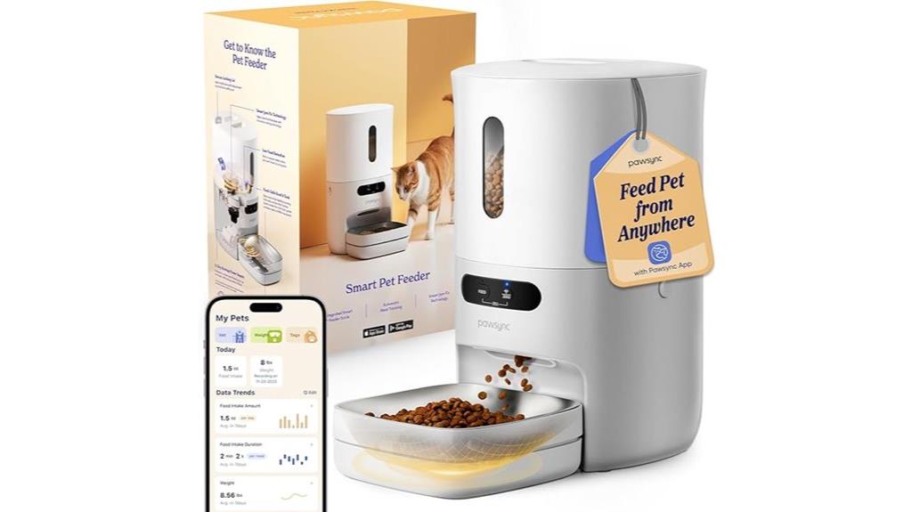 wifi enabled smart cat feeder