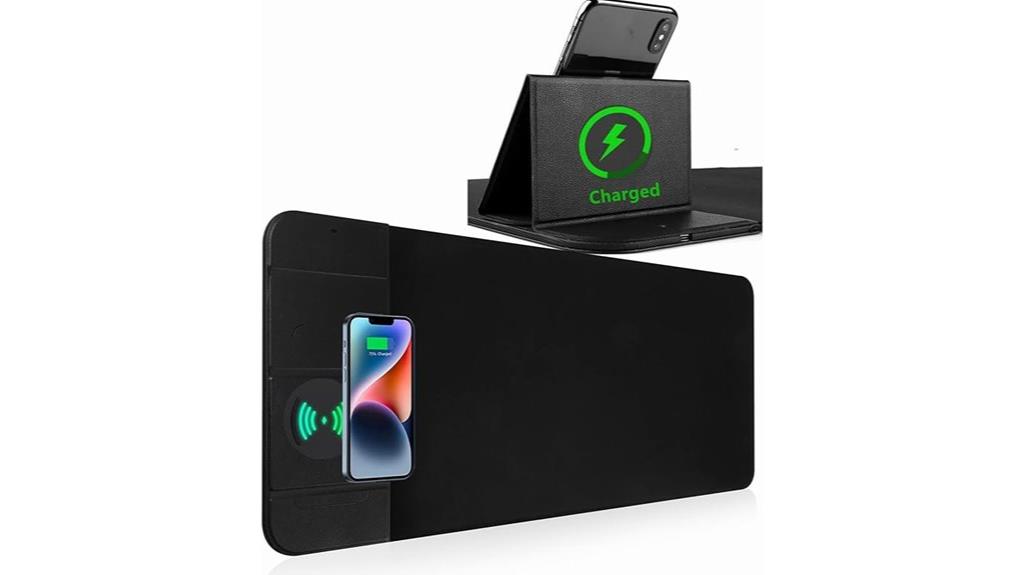 wireless charging mouse pad