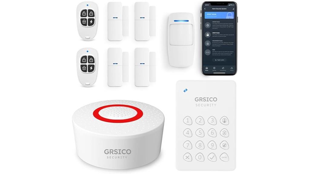 wireless nine piece security system