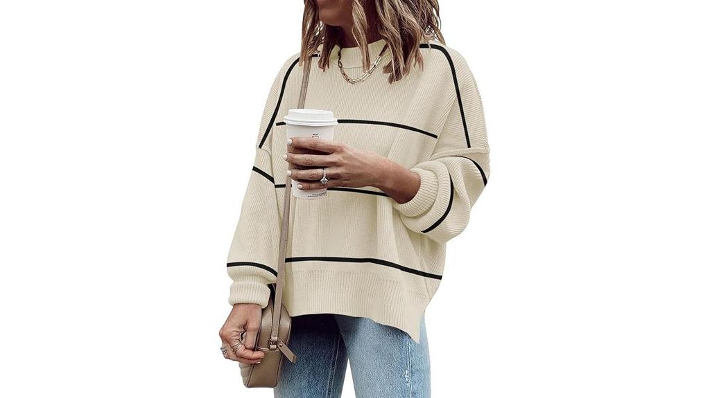 women s oversized crewneck sweater