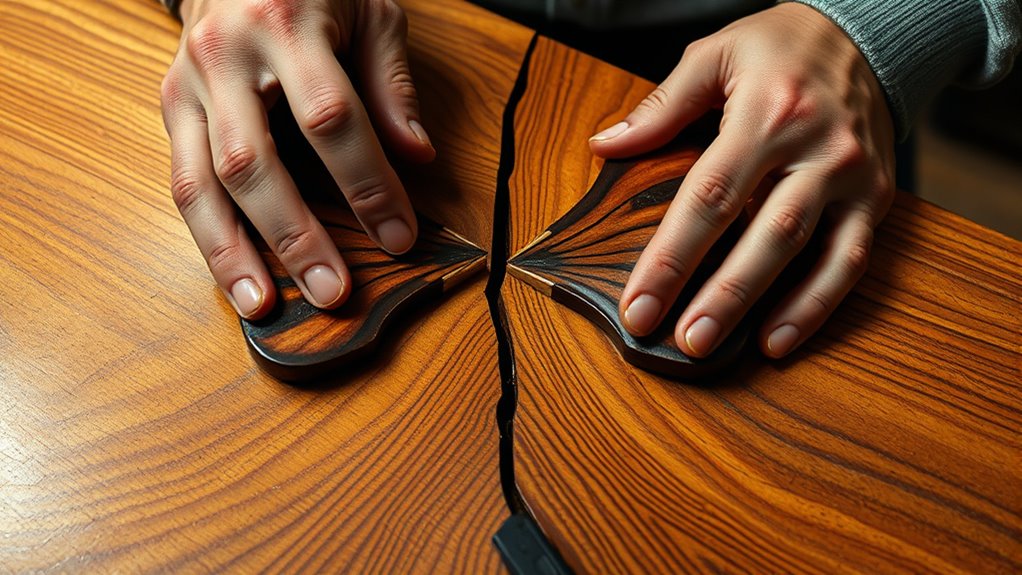 wood jointing epoxy repair