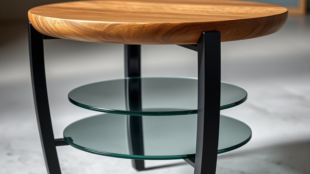 wood metal glass fusion