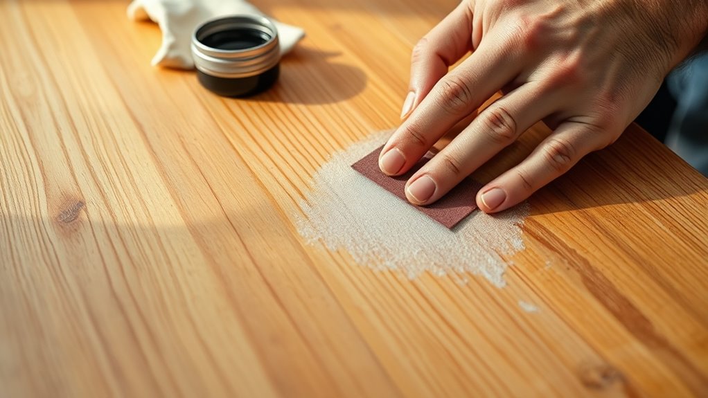 wood scratch repair techniques