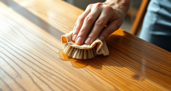 wood surface deep cleaning
