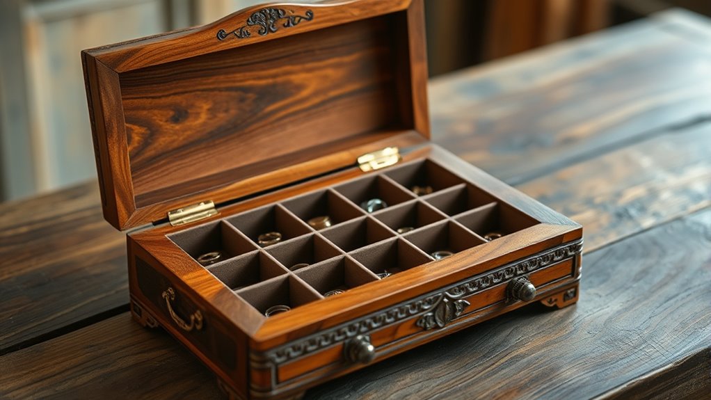 wooden jewelry box construction