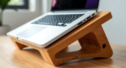 wooden laptop stand craft
