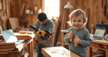 woodshop family work balance