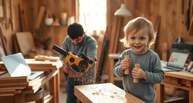 woodshop family work balance