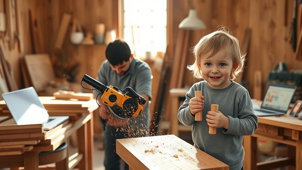 woodshop family work balance