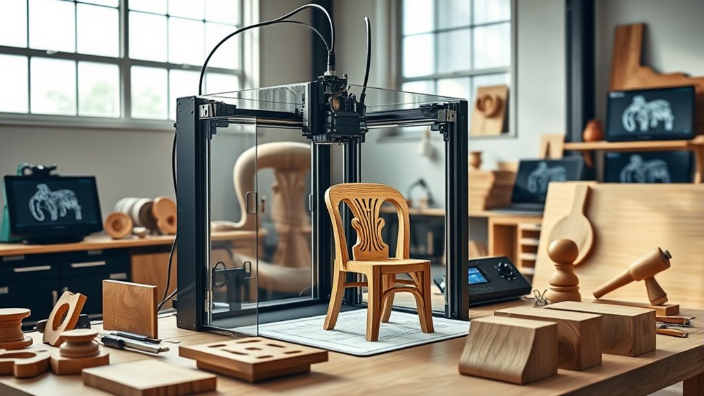 woodworking 3d printing applications