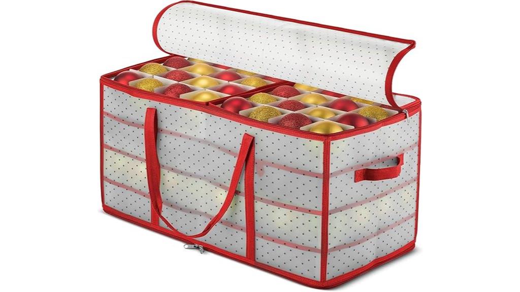 zober christmas ornament container