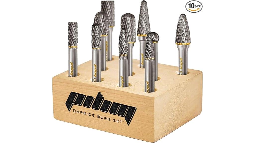 10 piece tungsten carbide