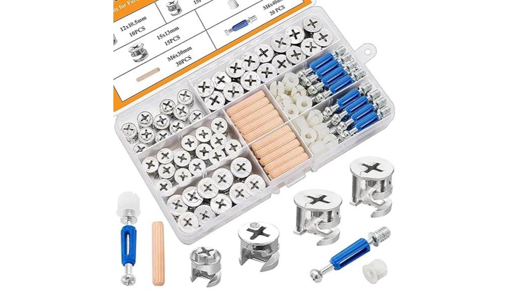 120 piece furniture hardware kit