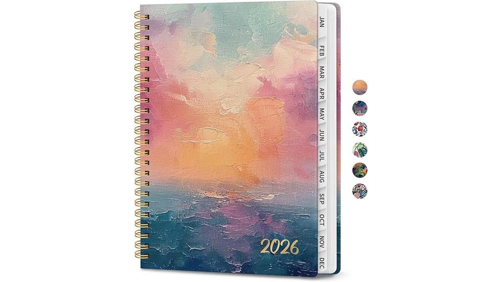 2026 sunset weekly planner