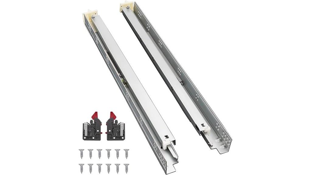 21 inch undermount slides