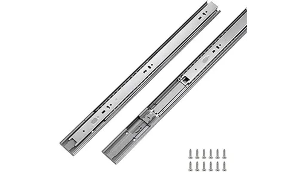 22 inch soft close slides