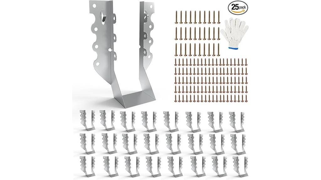 25 piece joist hanger set