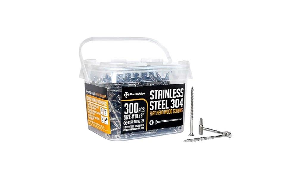 304 grade steel screws